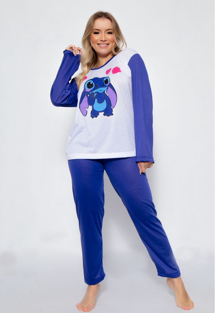 Pijama-Longo-Estampado-de-Personagens-Azul-Caneta-G04
