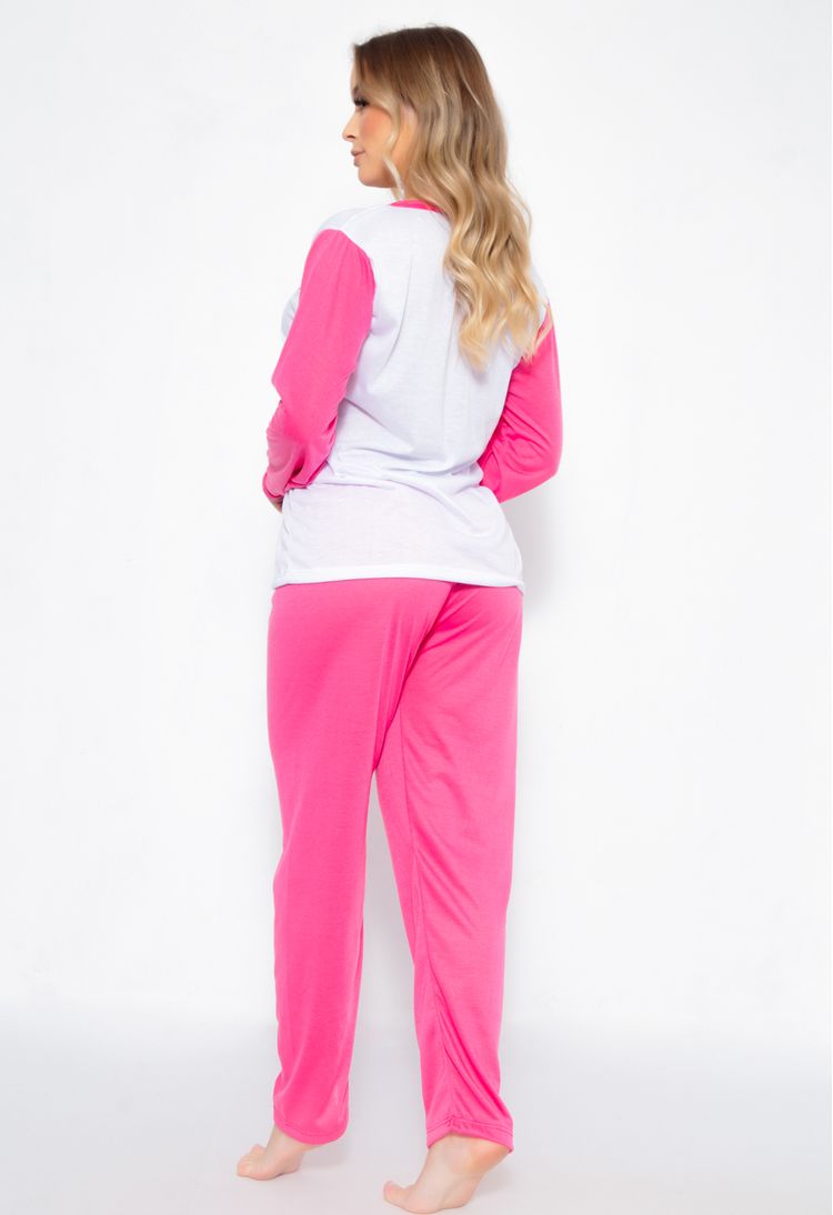 Pijama-Longo-Estampado-de-Personagens-Rosa-Escuro-G04